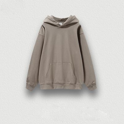 China Anti-wrinkle 2022 autumn and winter 400G heavy color hooded sweater American loose color solid color fashion brand hoodie for sale