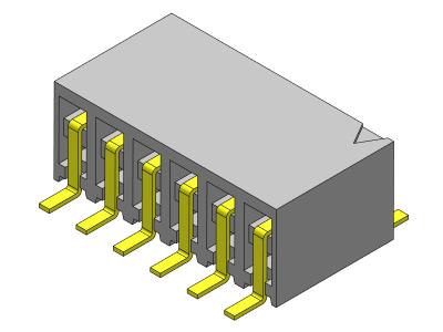 Cina 2.54mm PCB Header Connector Dual Row Entry Surface Mount Connector 2*2PIN To 2*40PIN in vendita