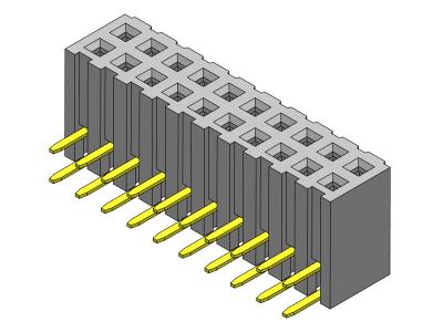 Κίνα 2.00mm Female Pin Headers Dip TYPE 2*2PIN To 2*40PIN H=4.85mm προς πώληση