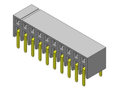 中国 2.00mm PCB Header Connector Female Header Connector 2*2PIN To 2*40PIN 販売のため