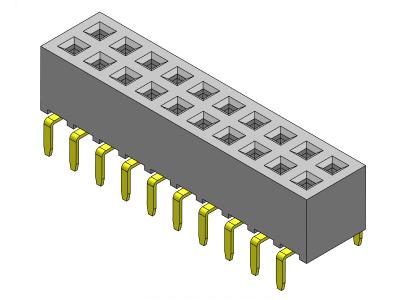 China DIP TYPE Pin Female Header Connector Female Header Socket 2.00mm Dual Row for sale