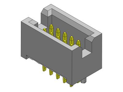 China 1.27mm Box Header Connector 1.0AMP For Computer Mainboard zu verkaufen