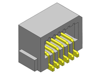 China Side Entry SMT Board To Board Connector Pitch 0.80mm 10-60Pin UL94V0 PA69T à venda