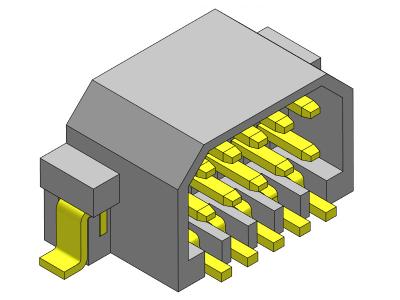 China Pitch 1.00mm Board To Board Connector SMT BTB connector 10-30Pin LCP for sale