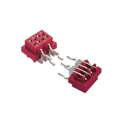 China PCB Receptacle Dip Type Connector 1.27mm*1.5mm Female Right Angle zu verkaufen