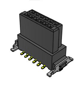 Chine 1.27mm Board To Board Floating Connectors SMT Type Vertical 180 à vendre