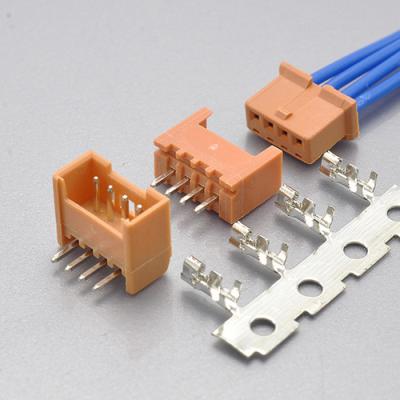 中国 1.25mm ワイヤー・ワイヤー・トゥ・ボード・コネクタ 単列 UL94V0 ナイロン-66 2-8Pin HRS DF13 販売のため