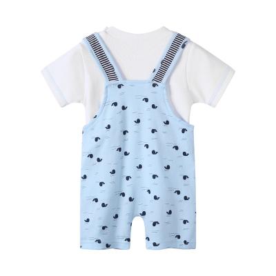 China Breathable Eco-Friendly Infant Baby Jumpsuit Spring And Autumn Cotton Baby Romper Long Sleeve Jumpsuits for sale