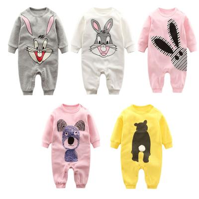 China 100% Cotton Baby Rompers Clothes Cotton Winter Boys Girls Rompers Onesie Baby Clothes Newborn Baby Pajamas Animal Romper for sale