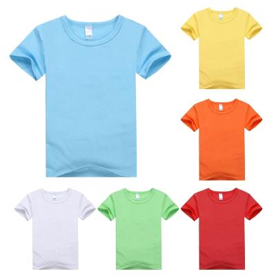 China Casual High Quality Unisex Basic Clothing Solid Color Style Baby Shirt Organic Cotton Fabric For Infant And Kids for sale