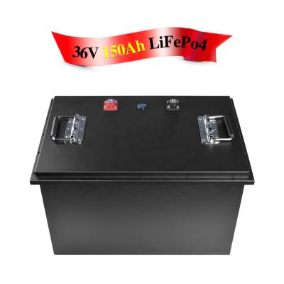 China BMS Long Life Lifepo4 Waterproof Built-in Deep Cycle 50ah 60ah 100ah 150ah 36v Lithium Lifepo4 Battery for sale