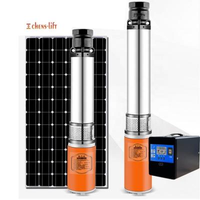 China Portable 48V Water Treatment Motor Pump Solar Heat Pump Solar Fountain with Solar Panel for Well Pump Machine for sale