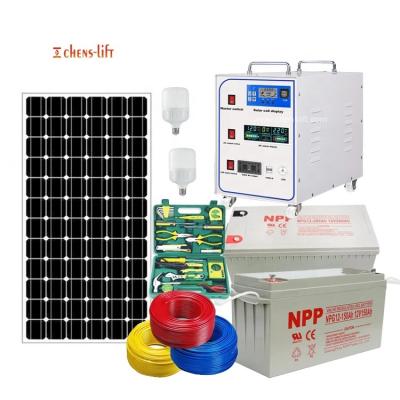 China Home Farm Camping Store Community 2kw 6kw 10kw Residential Inverter Off Grid 5000 Watt Monocrystalline Solar Power System 5000w for sale