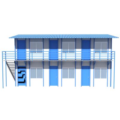 China Steel Structures 2 Floor Modern K Type Steel Frame Construction Small Lightweight Modular Home Prefab for sale