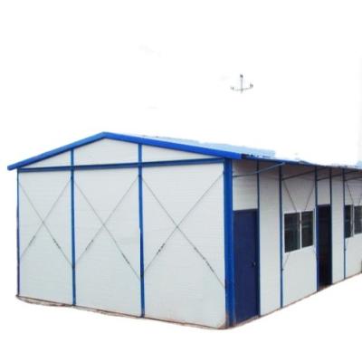 China Versatile Prefab Lightweight Sandwich Panel Steel Structure Modern Steel House 50mm For Construction Site for sale