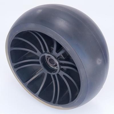 China 120mm original Eco-friendly cheap wear-resisting PU scooter new quiet factory high connected wheel for sale