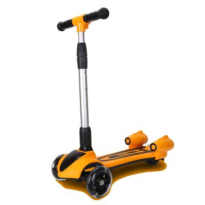 China Factory direct sales high quality four colors flashing scooter children music kid scooter 3 wheel children scooter for sale