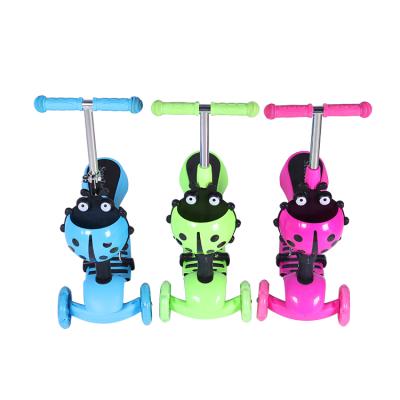 China Wholesale custom child kids scooter triad boys and girls flash yo-yo baby kids toddler scooters for sale