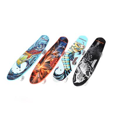 China Deformed Adult Children General Professional Skateboard Four Wheel Skateboard Wholesale Customized Youth Double Board for sale