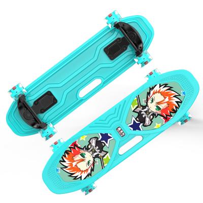 China Outdoor Activities Manufacturers Provide Popular Four Wheels Short Board Cartoon Kids Skateboard For Boys And Girls for sale