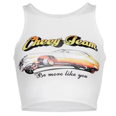 China Breathable Woman Tank Top Custom Print (Free Sample Supply For Check Quality) for sale