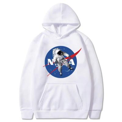 China NASA viable astronauts print sweater thickening plus velvet street fashion men's clothing for sale