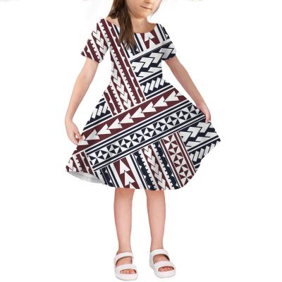 China Daily Life Anti-Static Kids Soft Touch Knee-Length Casual One-Piece Dresses for sale