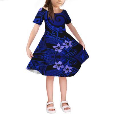 China Fashion Design Anti-static Children Beach Dress Floral Customized Color Girls Dresses for sale