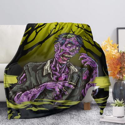 China 2021 New Products Anti-Static Skin Sublimation Baby Friendly Blanket Comfortable Living Room Muslin Blanket Custom Design Knit Blanket for sale