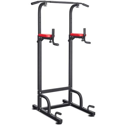 China Home Stable Use Fitness Rise Exercise Equipment Muti-functional Dip Station Pull Up Power Tower for sale