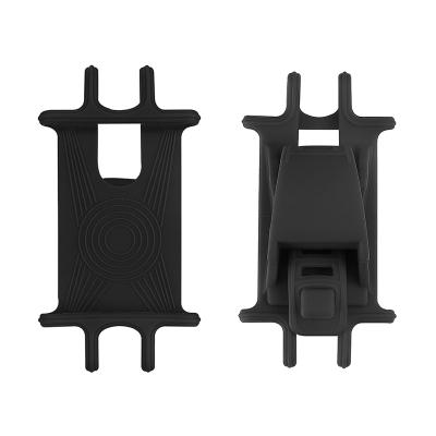 China Elastic Silicone Band Bicycle Handlebar Holder Mobile Phone Bike Mounts Bike Phone Holder For Iphone for sale