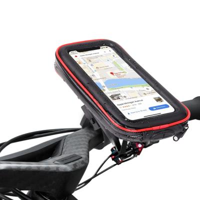 China Waterproof Bicycle Adjustable Motorcycle Bike Bag Mobile Phone Holder Stand for sale