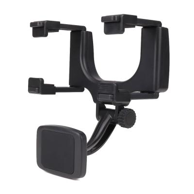 China Car Phone Holder Rearview Mirror Mount Strong Magnetic Mobile Phone Holder Super Magnetic for sale