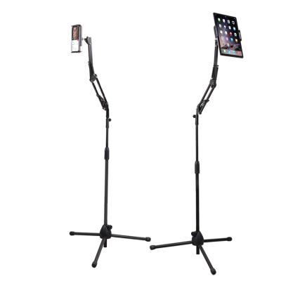 China Prefer For Live Show Mobile Phone Tablet Adjustable Universal Floor Stand for sale