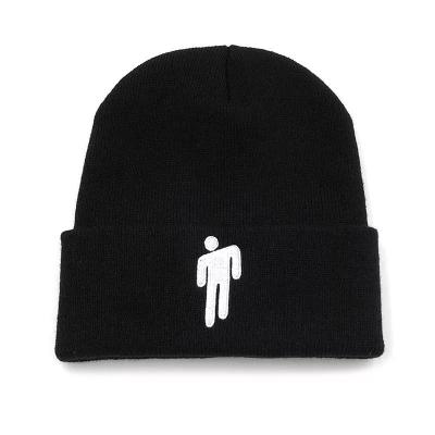 China Korean Version Fashion Woolen Winter eilish COMMON Billie Logo hat sakemaoyi cold popular knitting shark for sale