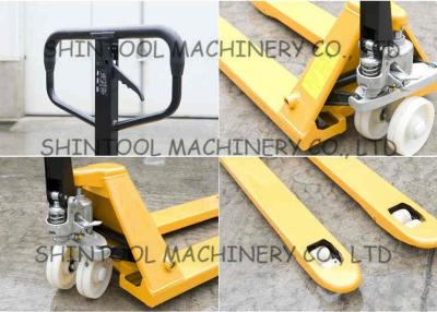 China Casting Pump Hand Pallet Jack with rubber wheel / nylon wheel for sale