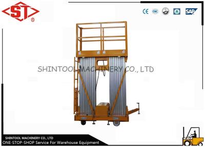 China Aluminium Aerial Work Platform With Lifting Height 10 Meters Durable base for sale