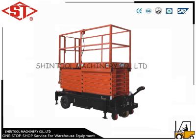 China Electric Scissor Lifts with Hydraulic Station Mobile Elevated Work Platforms for sale