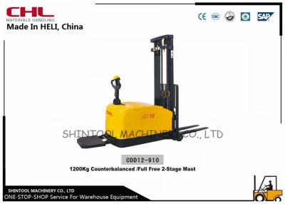 China CHL Material Handing Electric Pallet Stacker of 1.6 ton counterbalance pallet stacker for sale