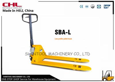 China 1.5 ton Hand Pallet Jack With Low Profile lifted by handle or foot peda for sale