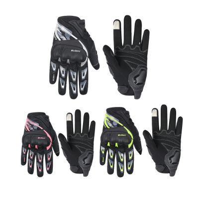 China Full Finger SUOMY Summer Motorcycle Gloves Touch Screen Breathable Guantes Motorcycle Protective Cycling Racing Full Finger Gloves for sale