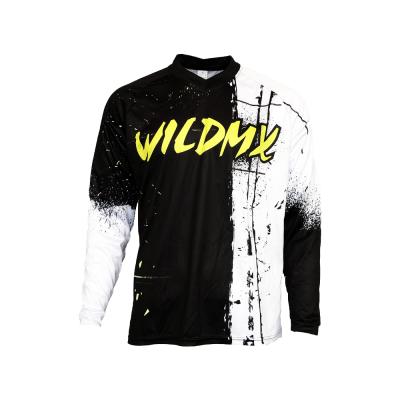 China Breathable Wildmx Wildmx Mountain Bike Wear Jacket Mens Summer Motorcycle Jersey Custom Downhill Gear for sale