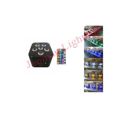 China 6*18W Auto-running Led Par RGBWA+UV IR Remote Control 6 in 1 Led Par64 DJ Stage Light for sale