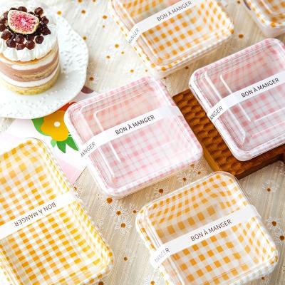 China Heatable PP Disposable Lunch Box With Lid Vegetable Fruit Salad Boxes Cake Box Takeout Packaging Plastic Food Container for sale