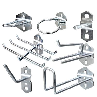 China Galvanized Steel Slatwall Board Pegs For Pegboard for sale