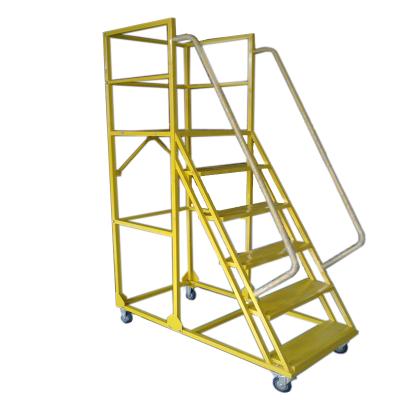 China Folding Ladders REACH Folding Steel Platform Step Ladder Shelf, for sale