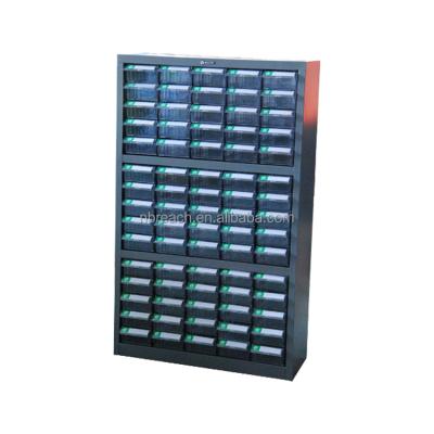 China Simple and convenient dustproof steel spare parts storage cabinet with 75 drawers for sale