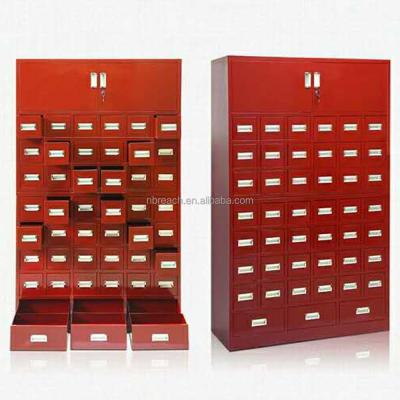 China Simple And Convenient 45 Drawers Steel Apothecary Cabinet Lockers With Multi Drawers for sale