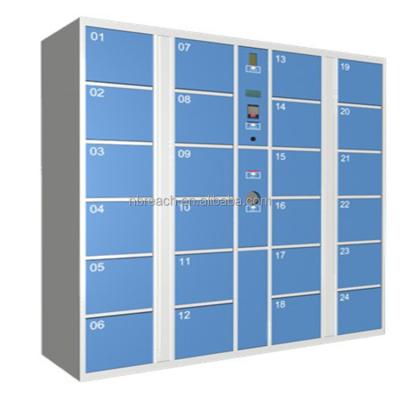 China Locker Room Gymnasium Cold Rolled Steel Fireproof Electronic Keyless Locker for sale