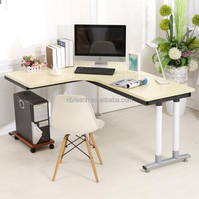 China Modern Steel Frame Removable Type New Arrive Wooden Office Desk , Writing Desk for sale